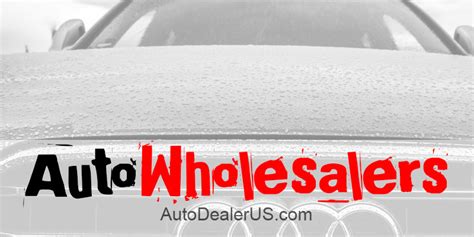 who are the suppliers in the auto wholesale industry